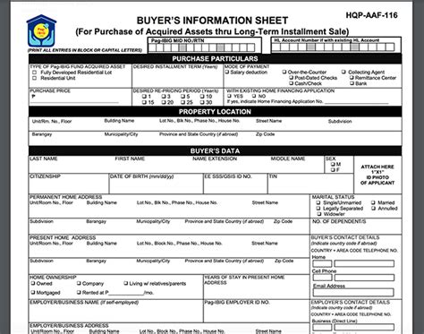 hdmf acquired assets